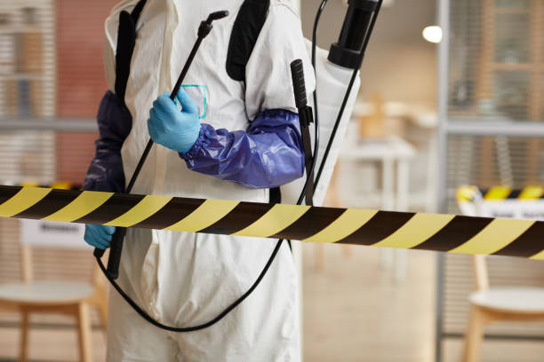 Professional Biohazard technician working in Wellington, FL